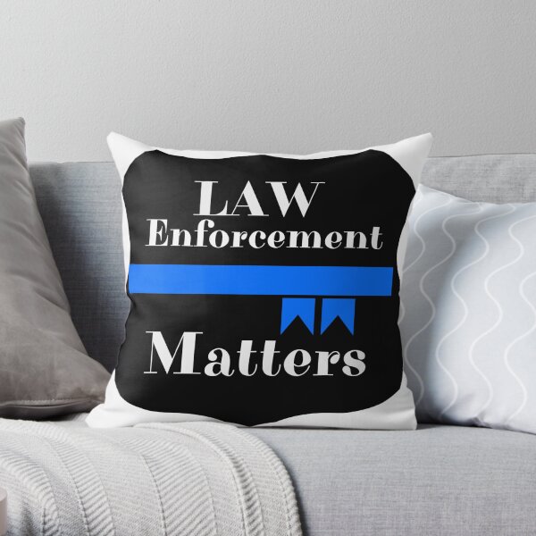 Lawn Enforcement Matters Throw Pillow