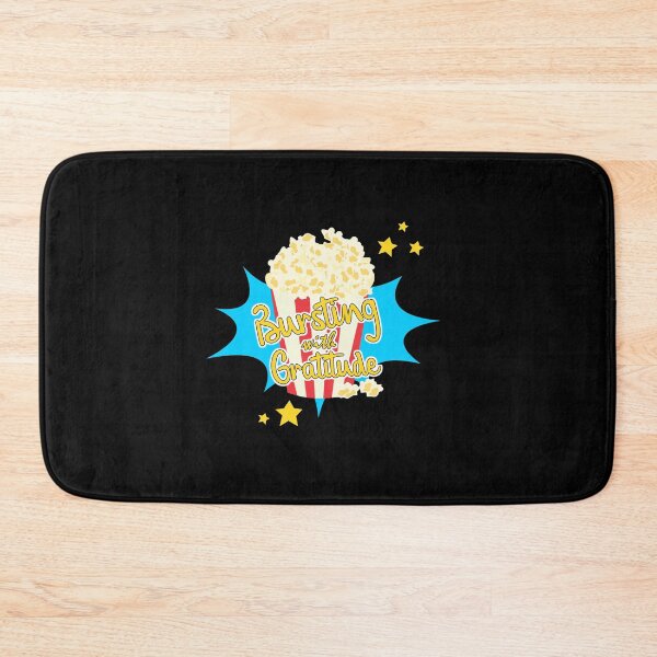 Item preview, Popcorn, Bursting with Gratitude Funny Mask Masks Mouth Nose Mouthguard Sayings Nose Protection Face Mask Funny Sayings Unisex Motif designed and sold by Mark Sukra.
