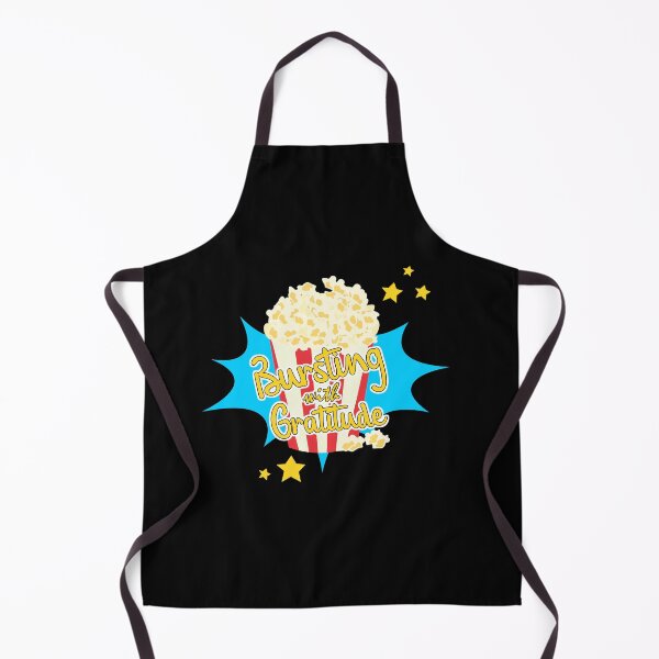 Item preview, Popcorn, Bursting with Gratitude Funny Mask Masks Mouth Nose Mouthguard Sayings Nose Protection Face Mask Funny Sayings Unisex Motif designed and sold by Mark Sukra.