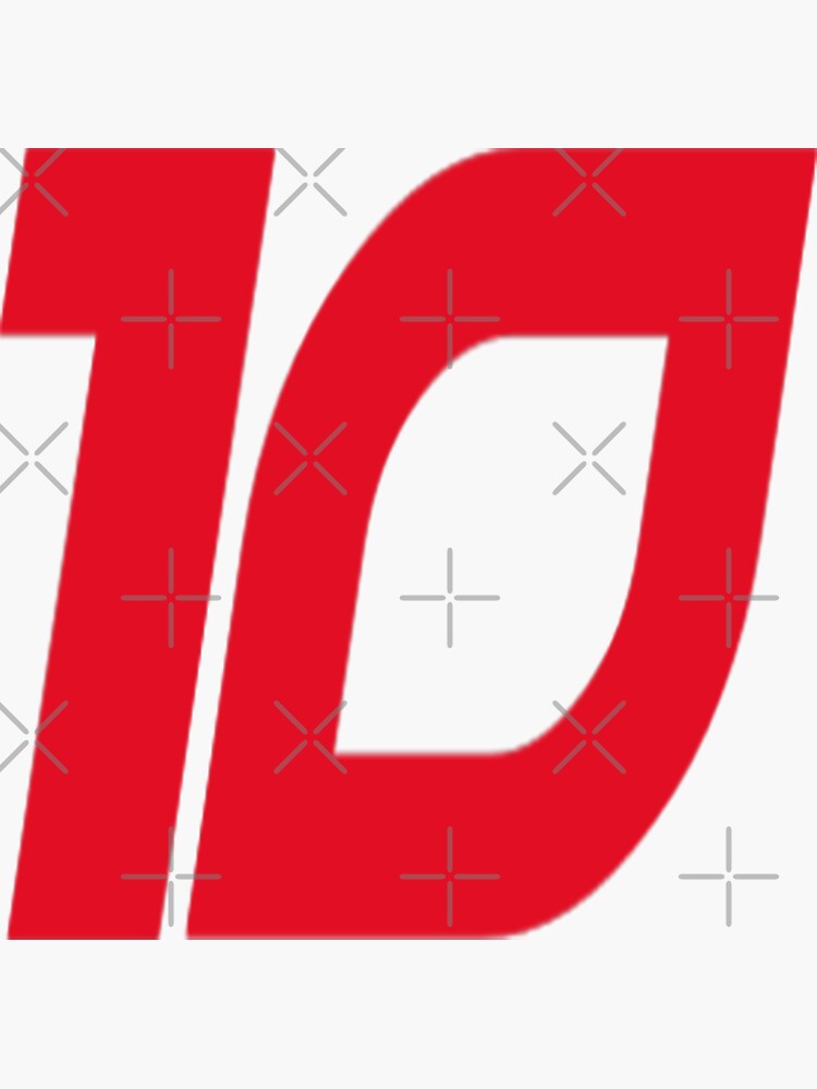"10 pierre gasly number F1" Sticker for Sale by TheF1Racing Redbubble