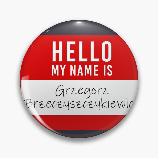 Item preview, Crazy Polish Name Brzeczyszczykiewicz designed and sold by Krukowski.