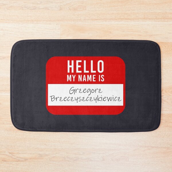 Item preview, Crazy Polish Name Brzeczyszczykiewicz designed and sold by Krukowski.