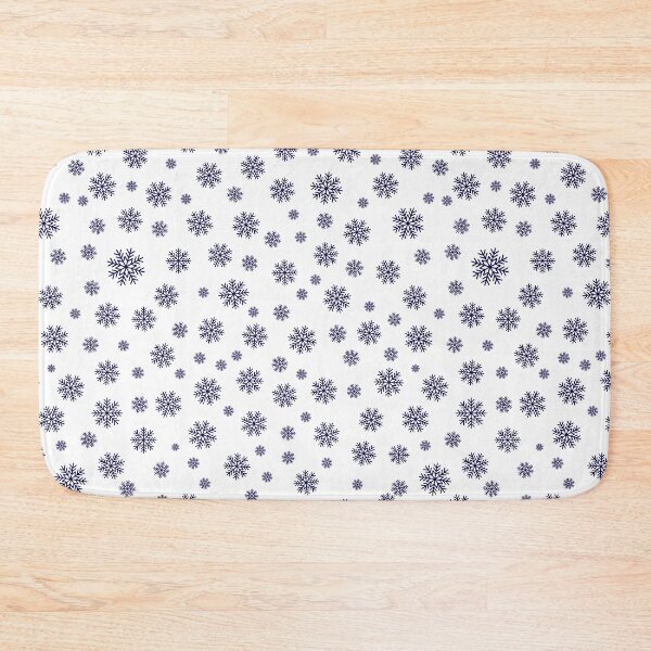Item preview, Navy Snowflakes Christmas Pattern designed and sold by Aysel's Designs.