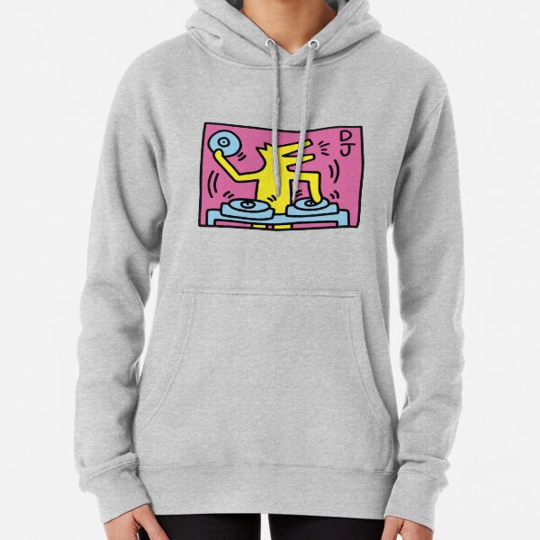 Keith Haring DJ-Figur! Hoodie