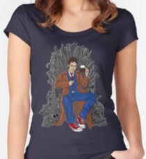 Throne of Time Women's Fitted Scoop T-Shirt
