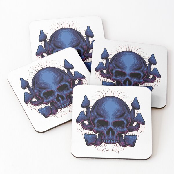 Item preview, Mushroom Skull Art designed and sold by JTS STORE.