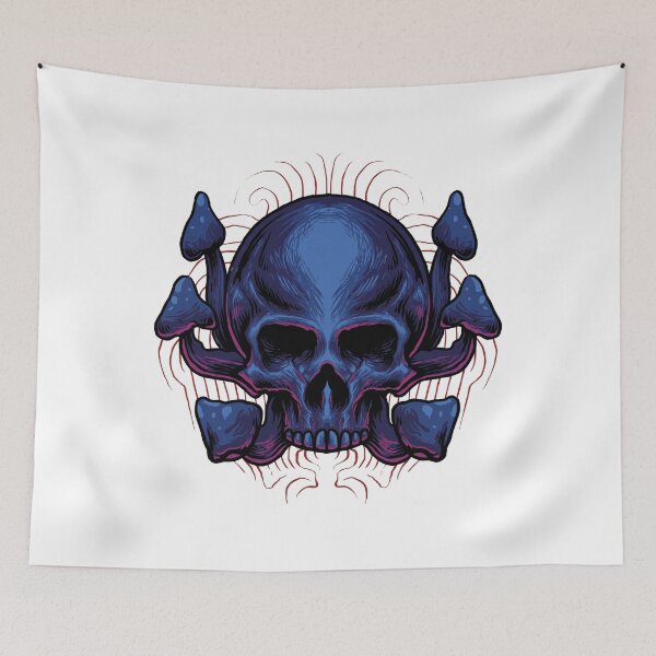 Item preview, Mushroom Skull Art designed and sold by JTS STORE.