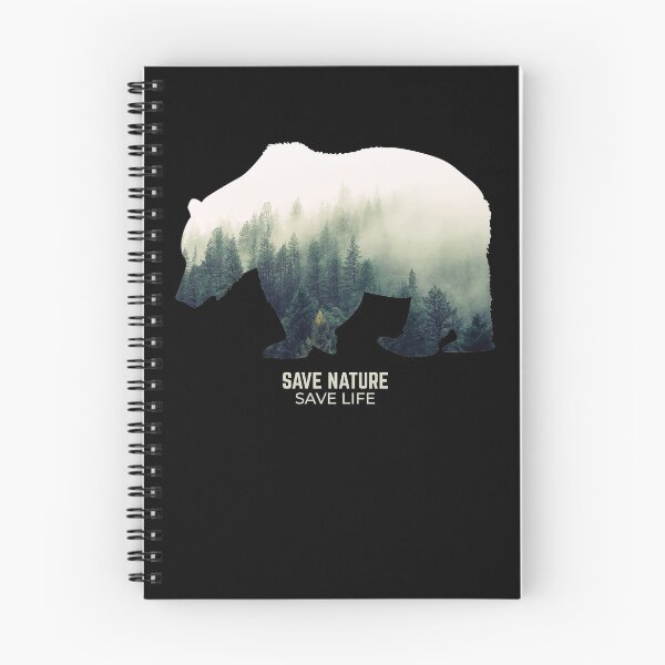 Item preview, Bear in Forest Environment Climate Protection designed and sold by RJ-Art.