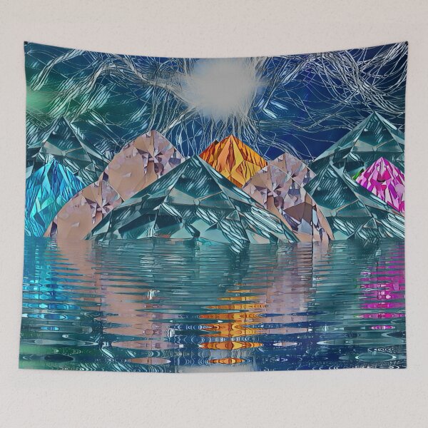 Item preview, Jenaspillia Crystal Mountain River designed and sold by Roanemermaid.
