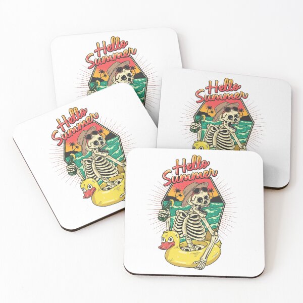 Item preview, Skeleton Hello Summer designed and sold by JTS STORE.