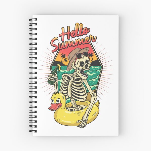 Item preview, Skeleton Hello Summer designed and sold by JTS STORE.
