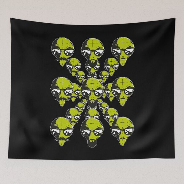 Item preview, Funny Alien Space Sunglasses Beard designed and sold by RJ-Art.
