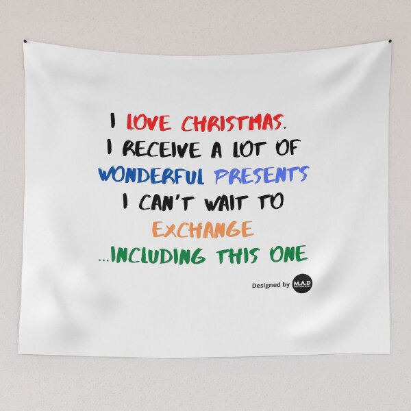 Item preview, Funny "I love Christmas" design designed and sold by NGAGE "LIVE LIFE".