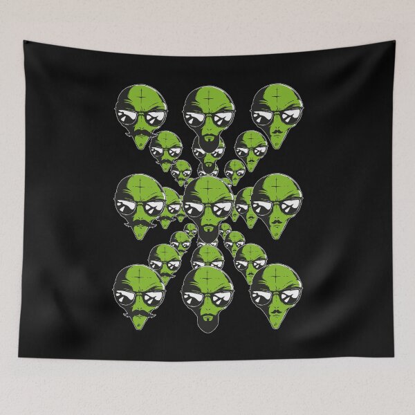 Item preview, Funny Alien Space Sunglasses Beard designed and sold by RJ-Art.