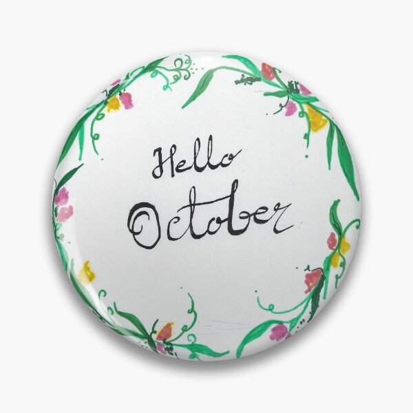 Item preview, hello october designed and sold by Perggals© - Stacey Turner.