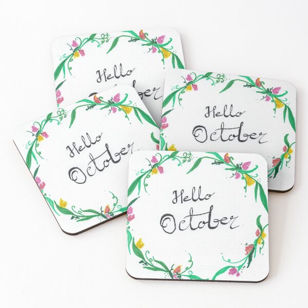 Item preview, hello october designed and sold by Perggals© - Stacey Turner.
