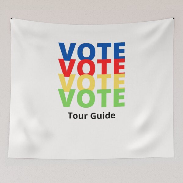 Item preview, Vote Tour Guide designed and sold by majeed10.