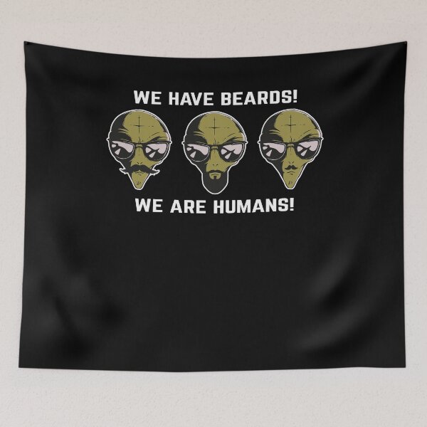 Item preview, Funny Alien Space Sunglasses Beard designed and sold by RJ-Art.