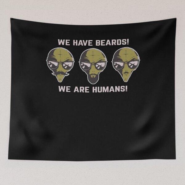 Item preview, Funny Alien Space Sunglasses Beard designed and sold by RJ-Art.