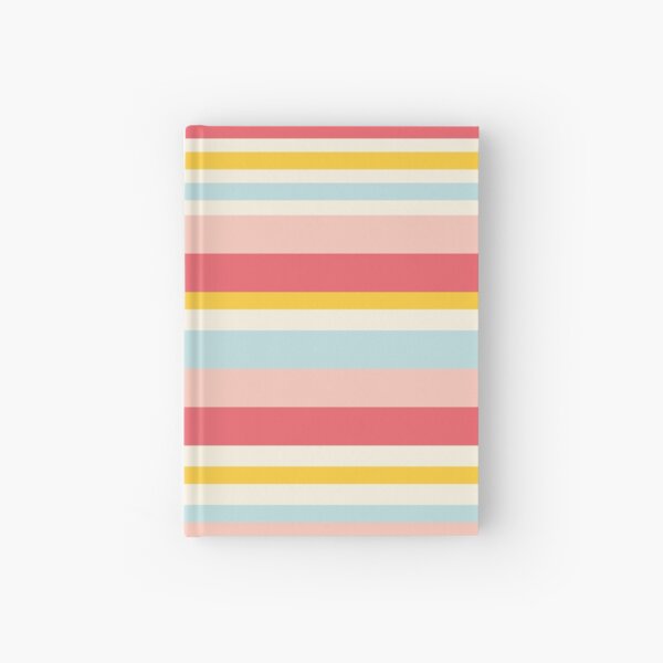 Deckchair stripes Hardcover Journal