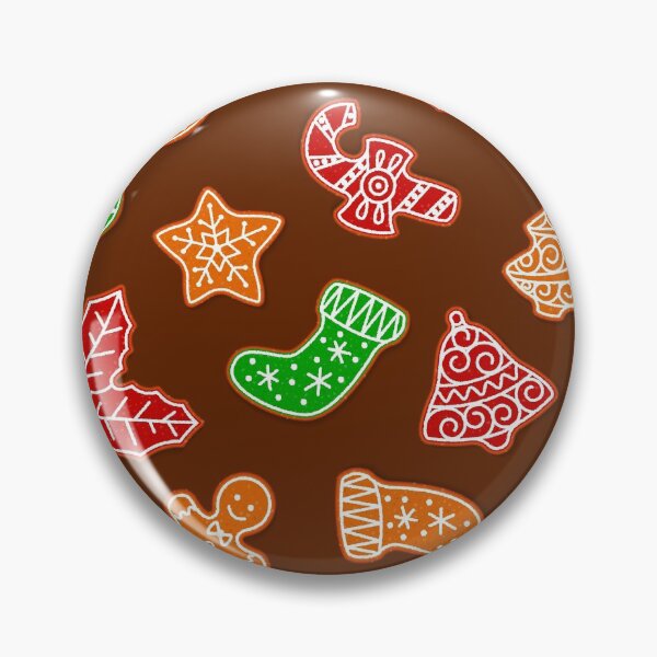 Item preview, Merry Christmas Gingerbread Cookie and Christmas Tree Pattern designed and sold by JayStacksArt.