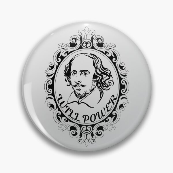 Item preview, Funny William Shakespeare Will Power Theater Plays Quotes Poems Biography Fans designed and sold by TopTeeShop.