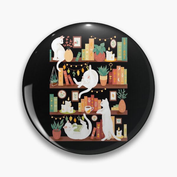 Item preview, Gatos de la biblioteca 2020 - noche designed and sold by Elenanaylor.