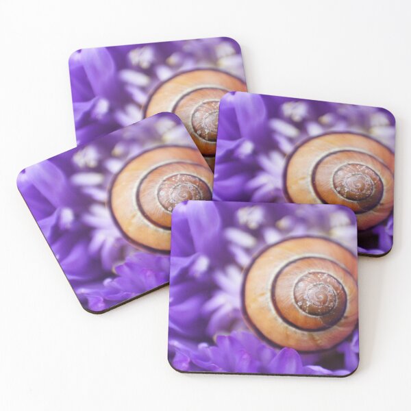 Item preview, Snail flower purple macro designed and sold by Naturelovexo.