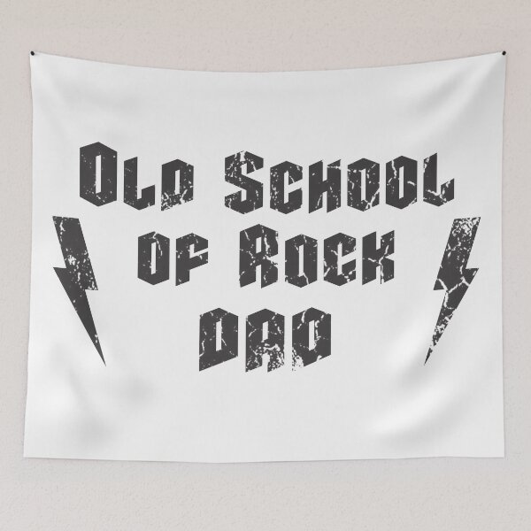 Item preview, Old School of Rock Dad in Black designed and sold by RamiBeans.