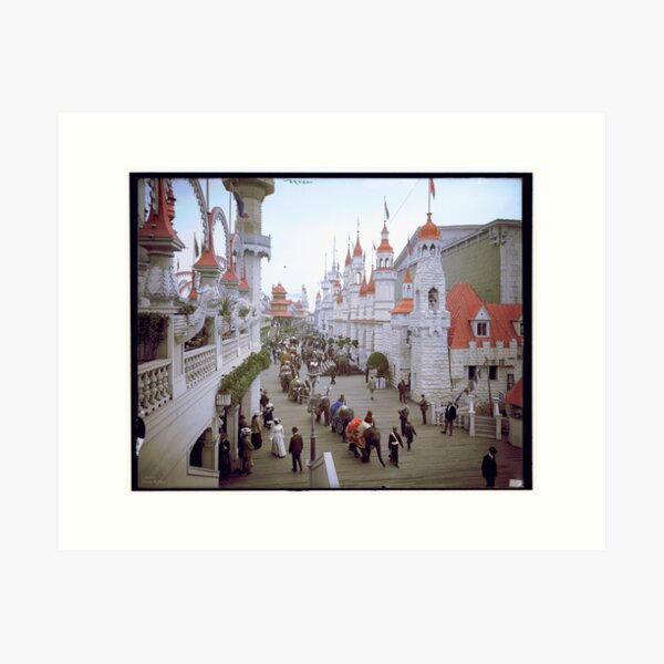 Item preview, Coney Island, New York. "Luna Park Promenade", ca. 1905 designed and sold by Dana Keller.