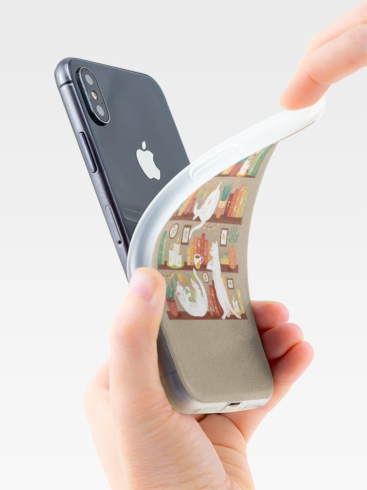 Alternate view of Library cats 2020 - day iPhone Case