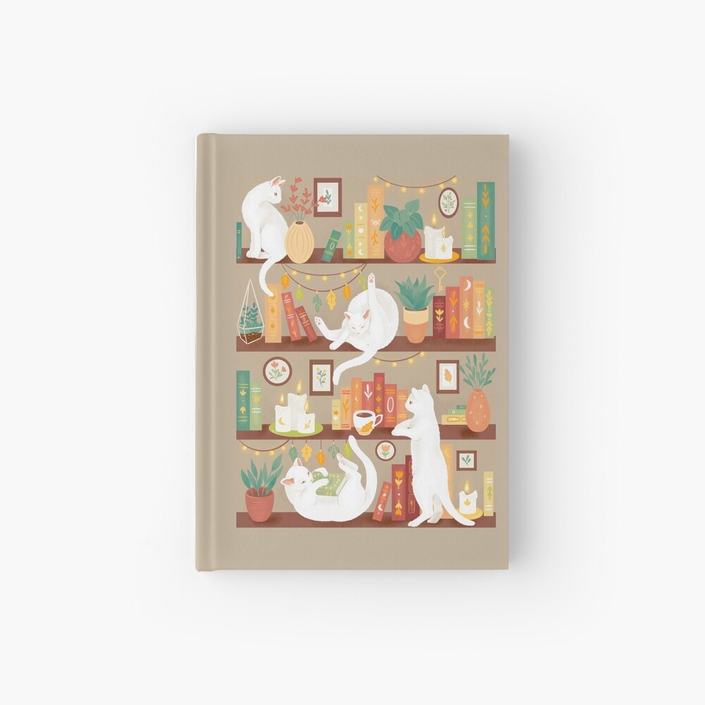 Library cats 2020 - day Hardcover Journal