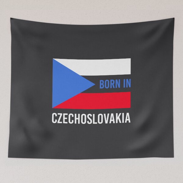 Item preview, Born in Czechoslovakia Flag designed and sold by Krukowski.
