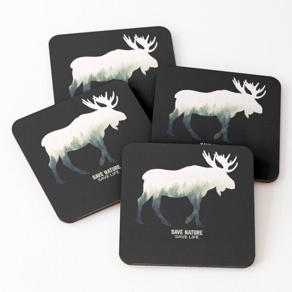 Item preview, Elk in Forest Environment Climate Protection designed and sold by RJ-Art.