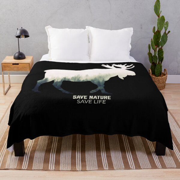 Item preview, Elk in Forest Environment Climate Protection designed and sold by RJ-Art.