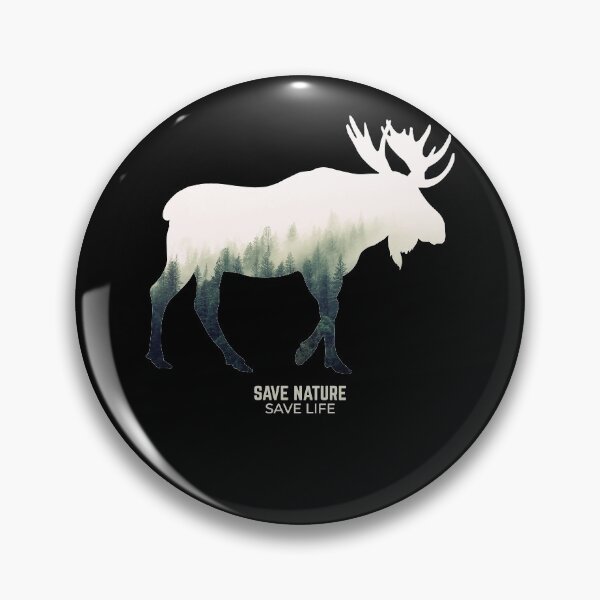 Item preview, Elk in Forest Environment Climate Protection designed and sold by RJ-Art.