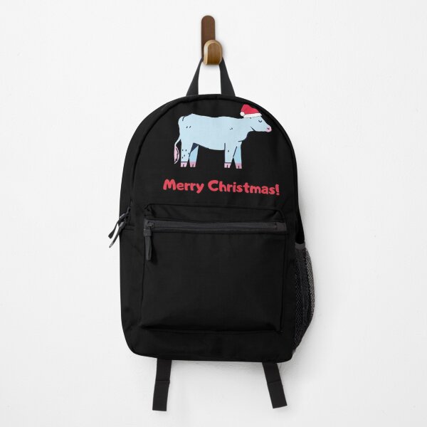 Item preview, Christmas Cow 2020 - 2021 with Santa Red Hat - Merry Christmas Gift Idea designed and sold by conceptDVS.