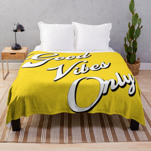 Item preview, Good Vibes Only - yellow designed and sold by Mi-Kalmia.