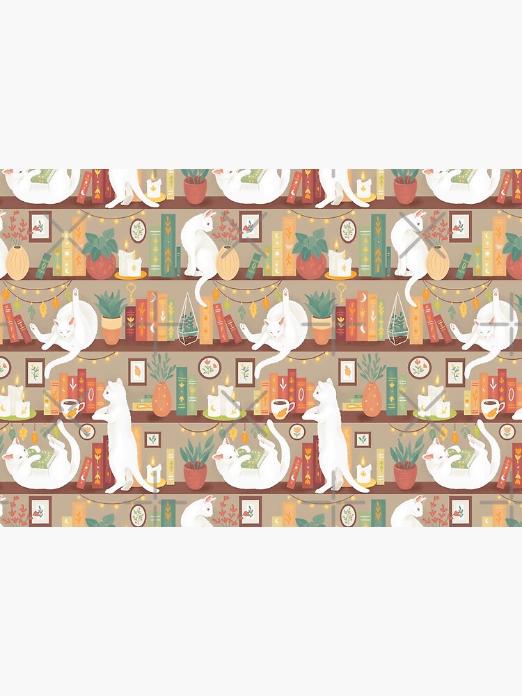 Library cats 2020 - soft pastel shade by Elenanaylor