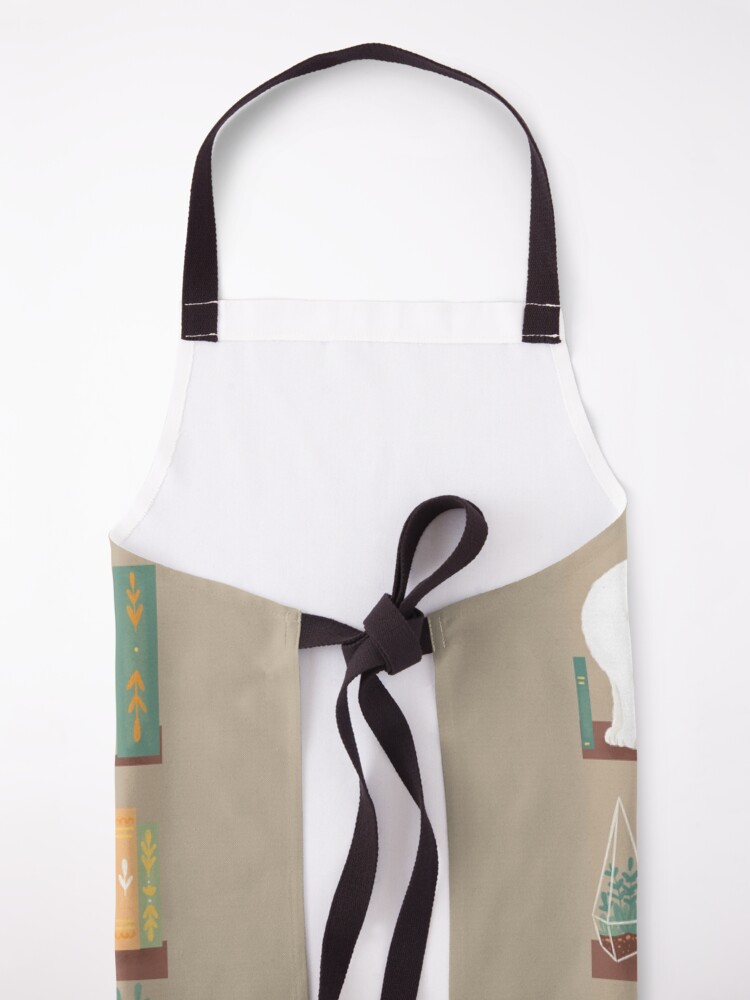 Alternate view of Library cats 2020 - soft pastel shade Apron