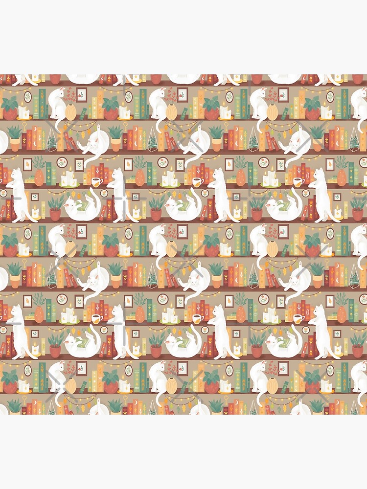 Library cats 2020 - soft pastel shade by Elenanaylor