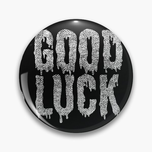 Item preview, Good Luck in Black Grunge designed and sold by ArtCorp.