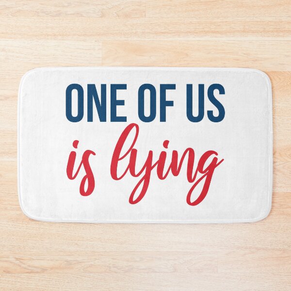Item preview, One Of Us Is Lying Sticker Pack Quotes designed and sold by kurokameart.
