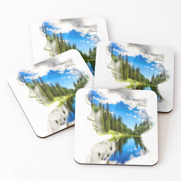 Item preview, The girl and the lake designed and sold by ATGraphic.