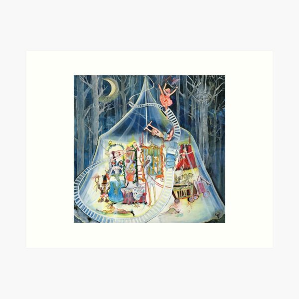 Black Birch Circus Art Print