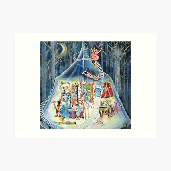 Black Birch Circus Art Print