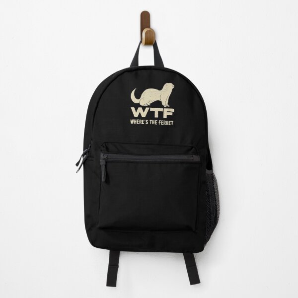Wheres The Ferret Funny Ferret Backpack