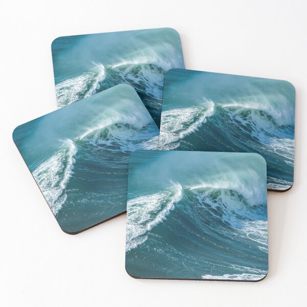 Item preview, Aqua blue wave designed and sold by Lupappdesigns.