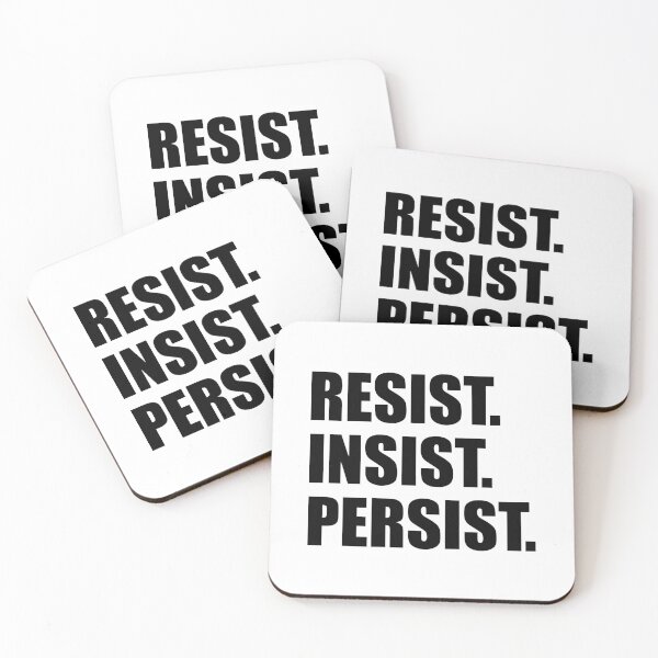Item preview, Resist Persist Insist designed and sold by maniacfitness.