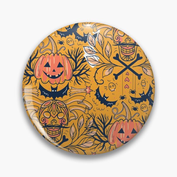 Item preview, Pumpkin halloween pattern mask 2020 designed and sold by AGDesignstore.